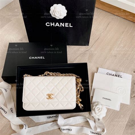 white chanel woc|chanel wallet on chain cost.